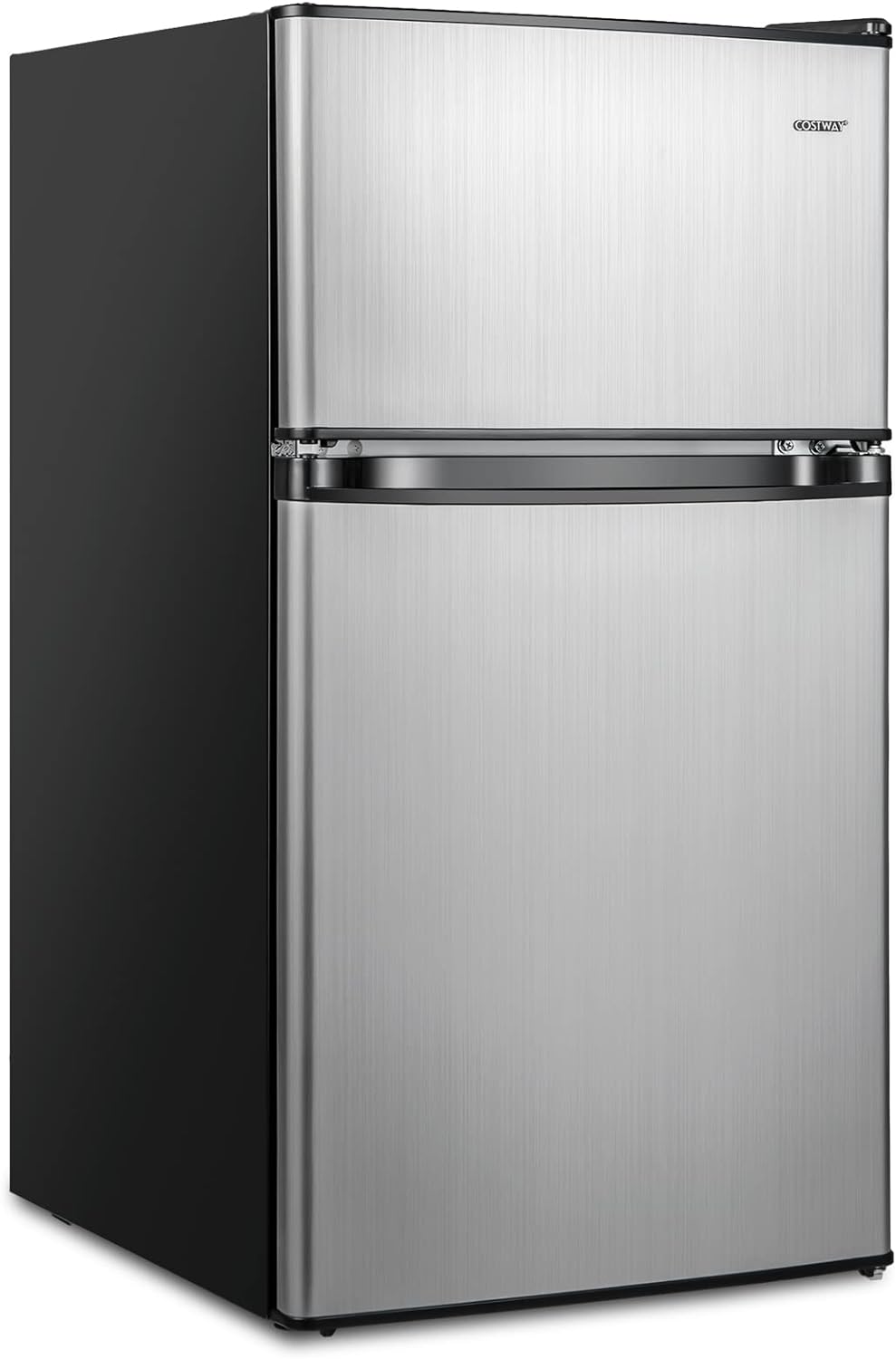Compact Refrigerator, 3.2 Cu.Ft. Fridge Freezer Compartment with Reversible 2 Door, Adjustable Thermostat