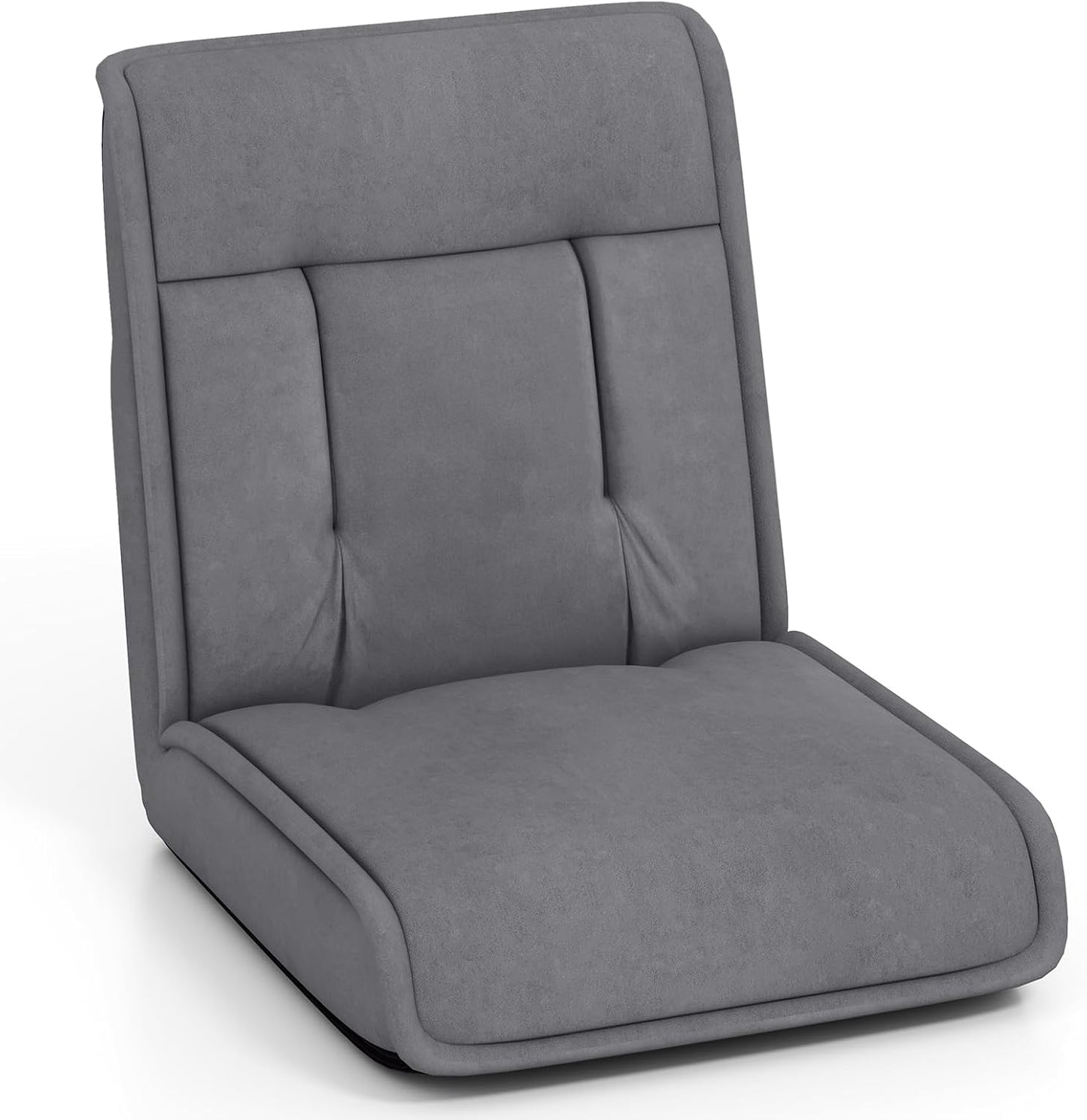 Folding Floor Chair Convertible Lazy Sofa Chair with 14-Poistion Adjustable Backrest