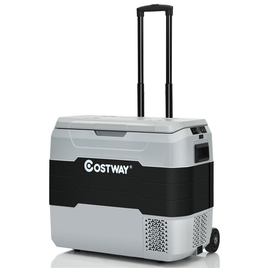 53 Quarts Car Refrigerator Portable | 2-in-1 RV Fridge for Camping Vehicle