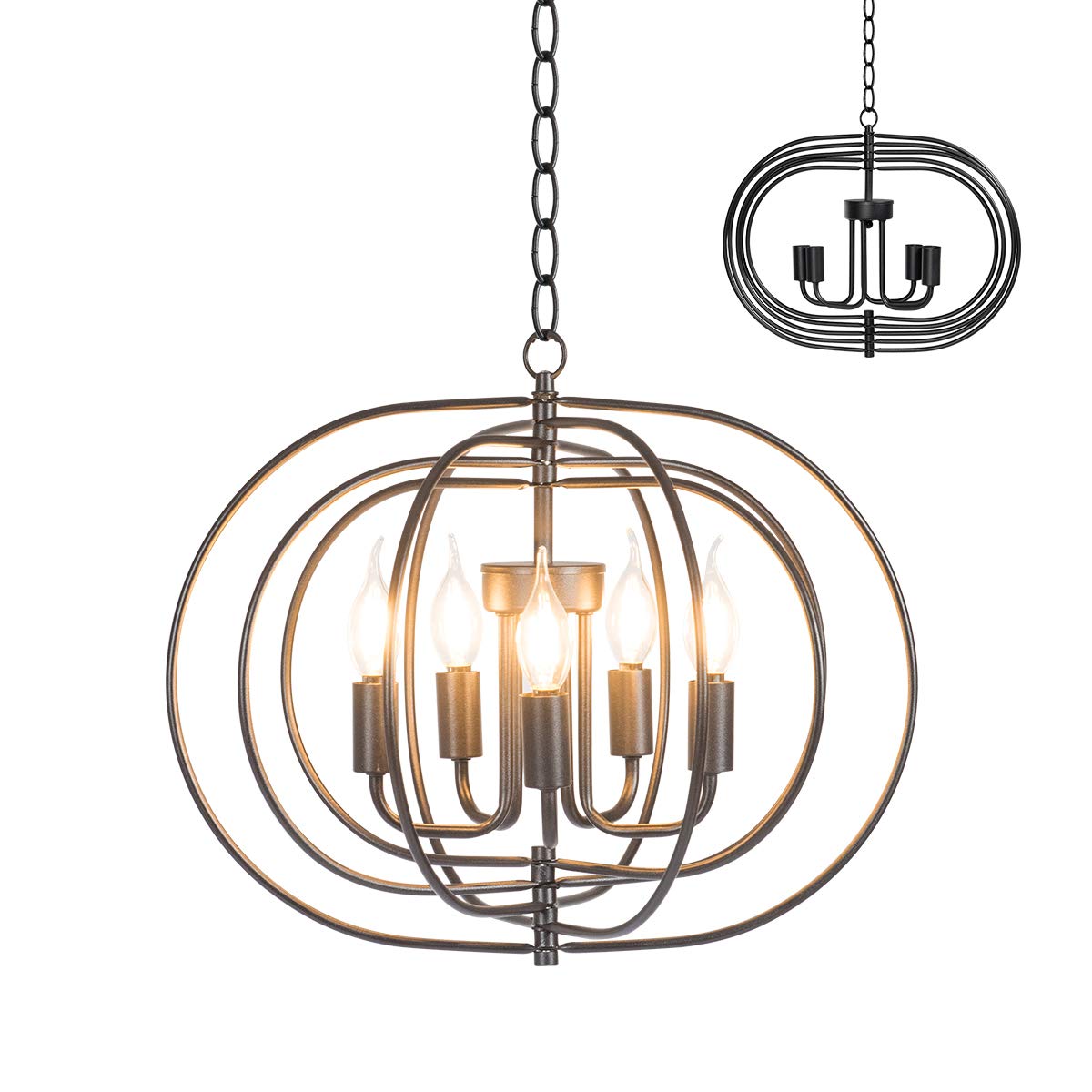 ARLIME Folding Rotatable Chandelier