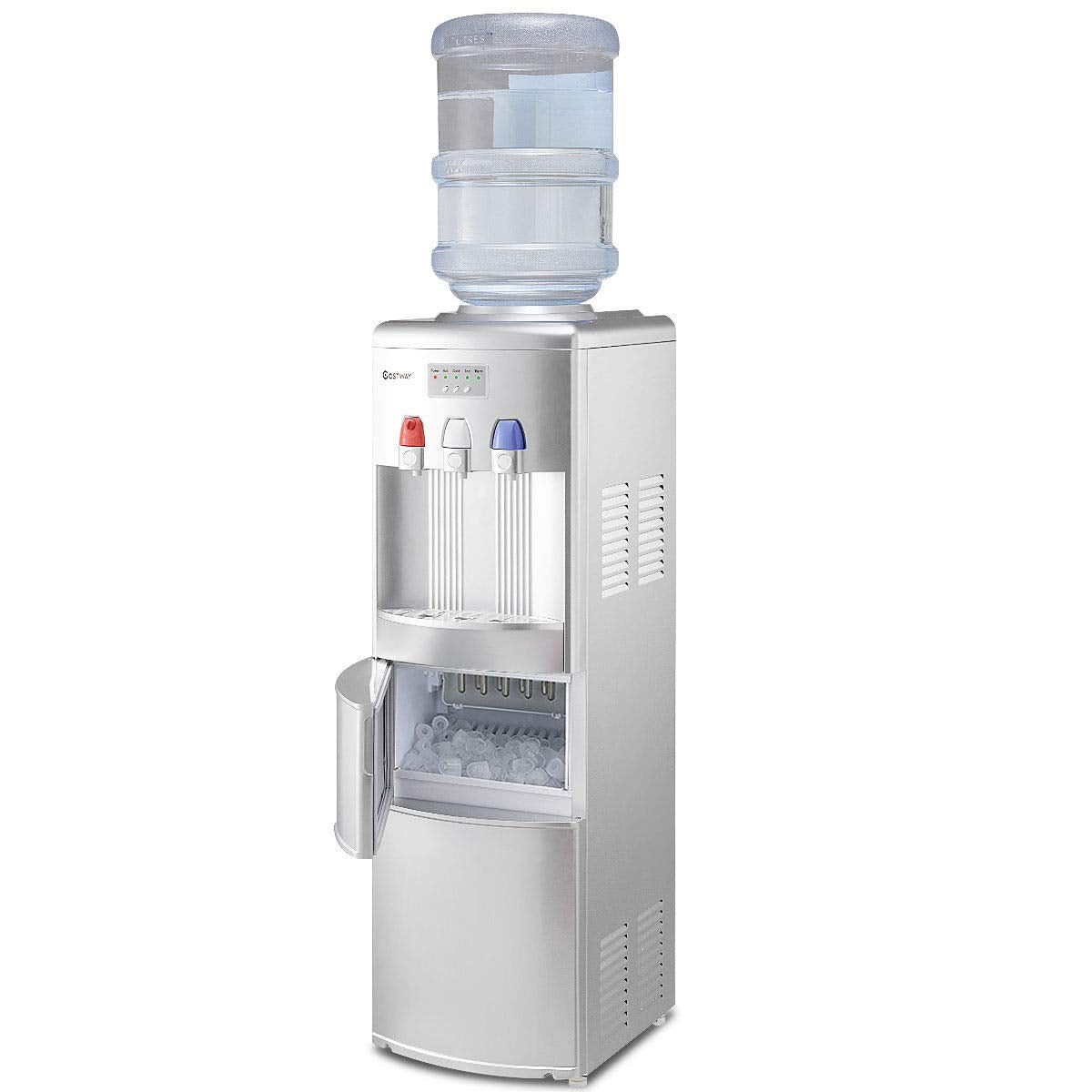 2 in 1 Water Cooler Dispenser with Built in Ice Maker