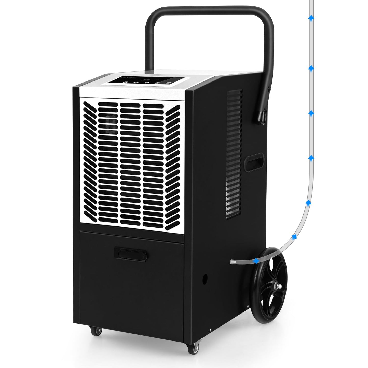 ARLIME 163 Pints Commercial Dehumidifier, Heavy Duty Portable Dehumidifier for Large Spaces