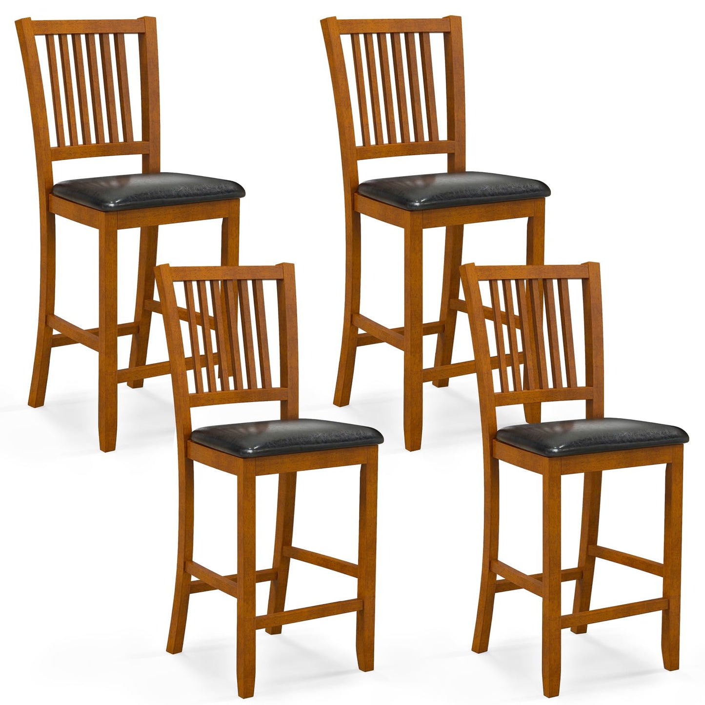 Bar Stools Set of 2/4 25.5” Counter Height Bar Stool