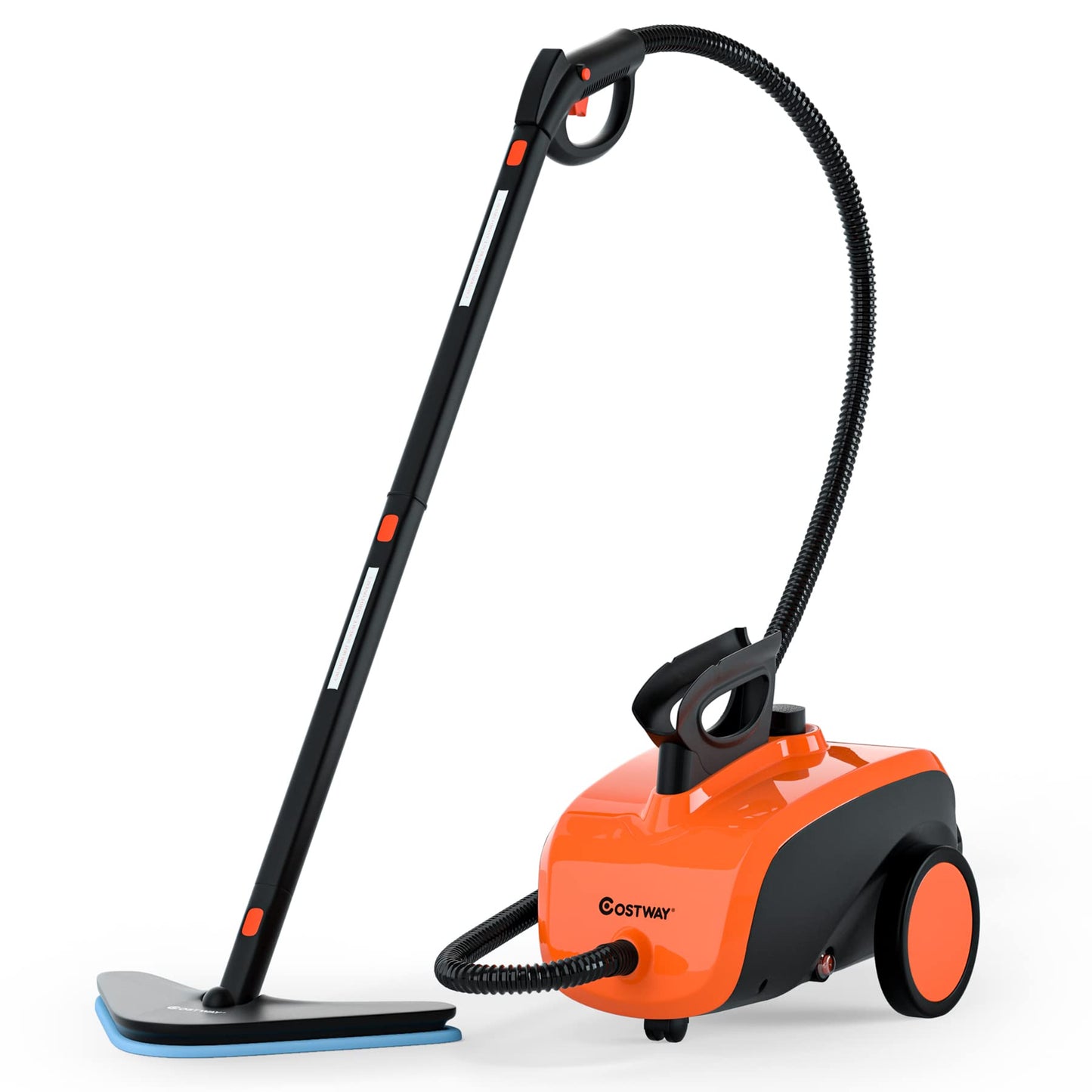 ARLIME Multi-Purpose Steam Cleaner with 19 Accessories, Household Rolling Steamer Cleaning Mop