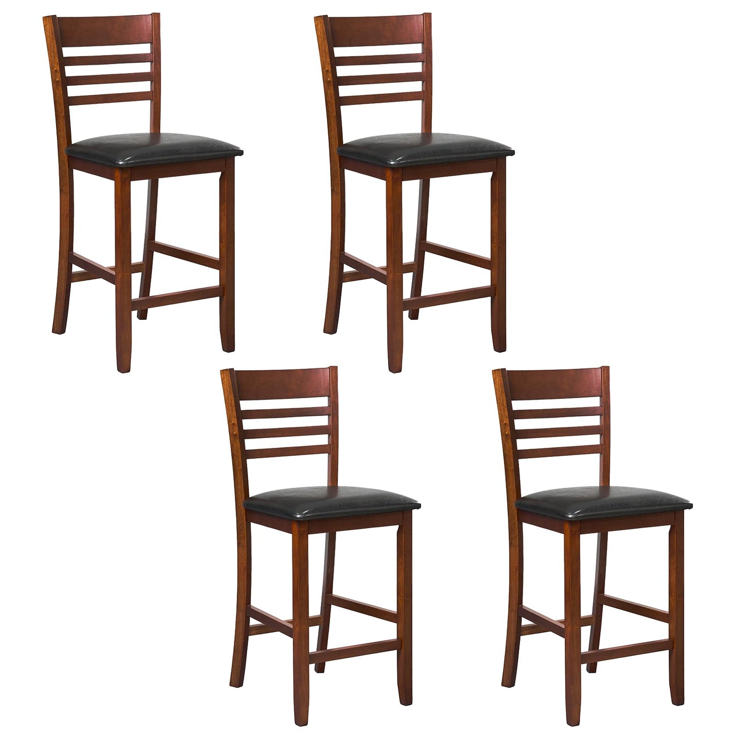 Counter Height Bar Stool Set of 2/4 25.5” Kitchen Island Stool