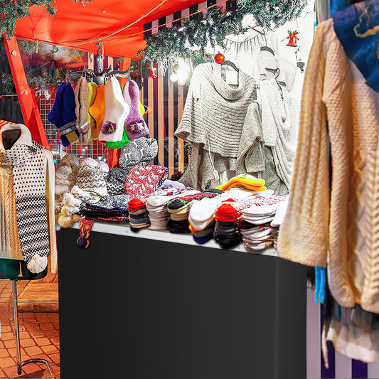 Portable Bar Table for Events Foldable Pop-Up Bar with Carrying Bag