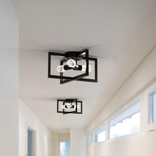 ARLIME 3-Light Flush Mount Ceiling Lamp