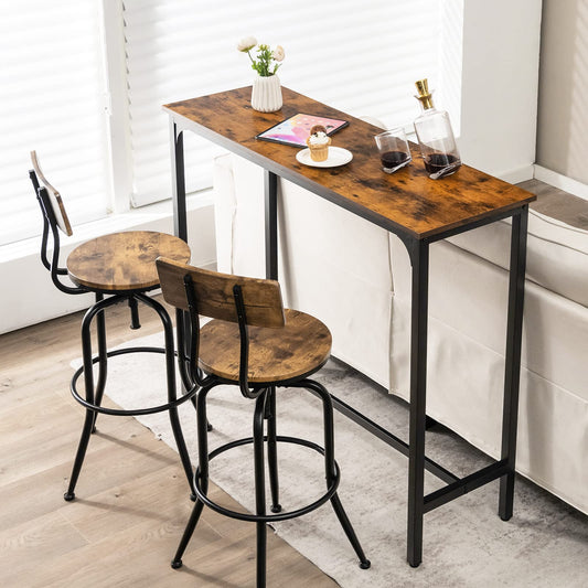 48 inch Industrial Bar Height Sofa Table