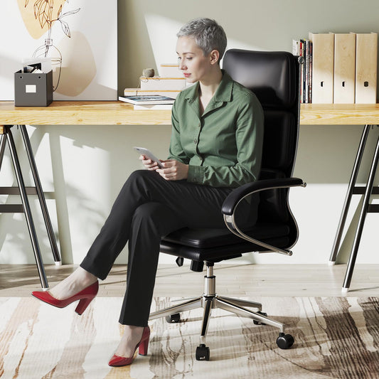 Executive Swivel Computer Chair w/Adjustable Height & Rocking Function