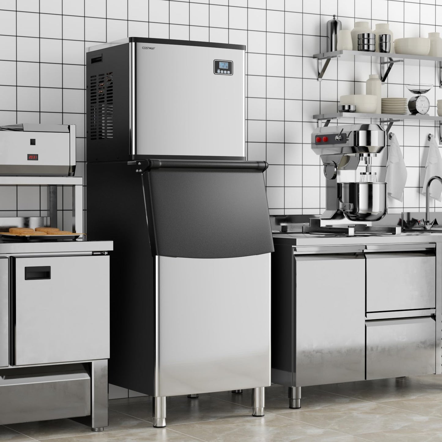 Commercial Split Ice Maker Machine with SECOP Compressor