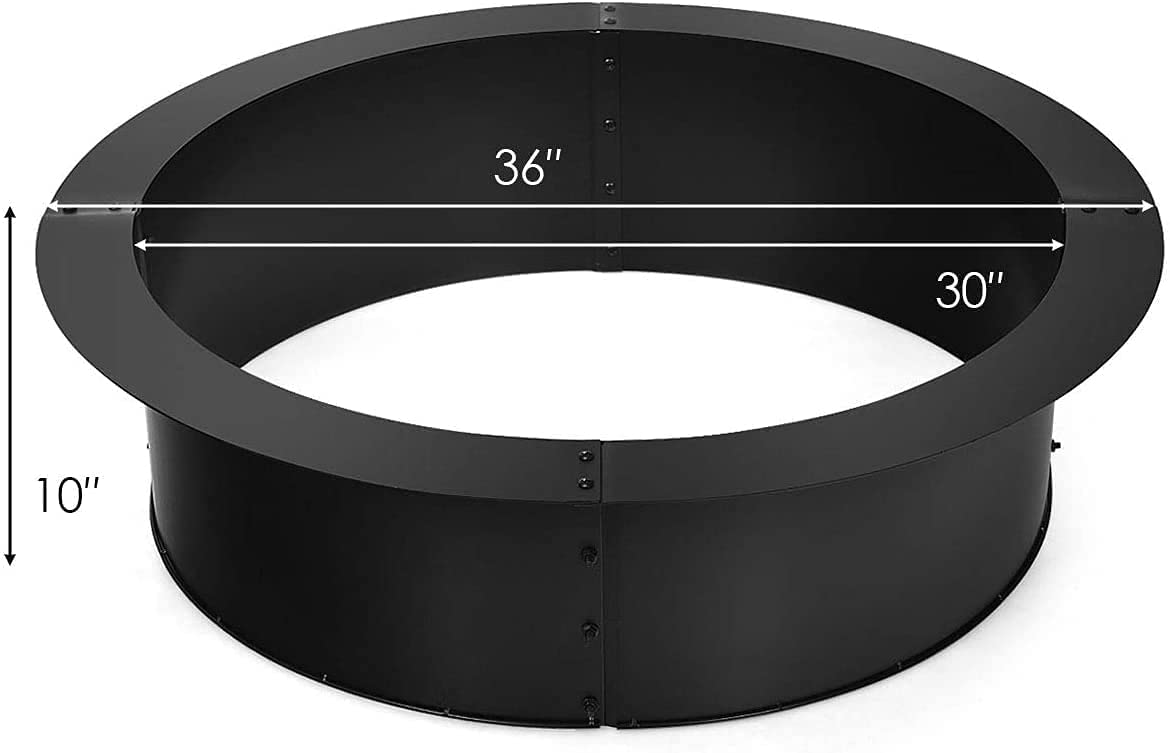 ARLIME Fire Pit Ring 36 Inch Outer, 30 Inch Inner Diameter