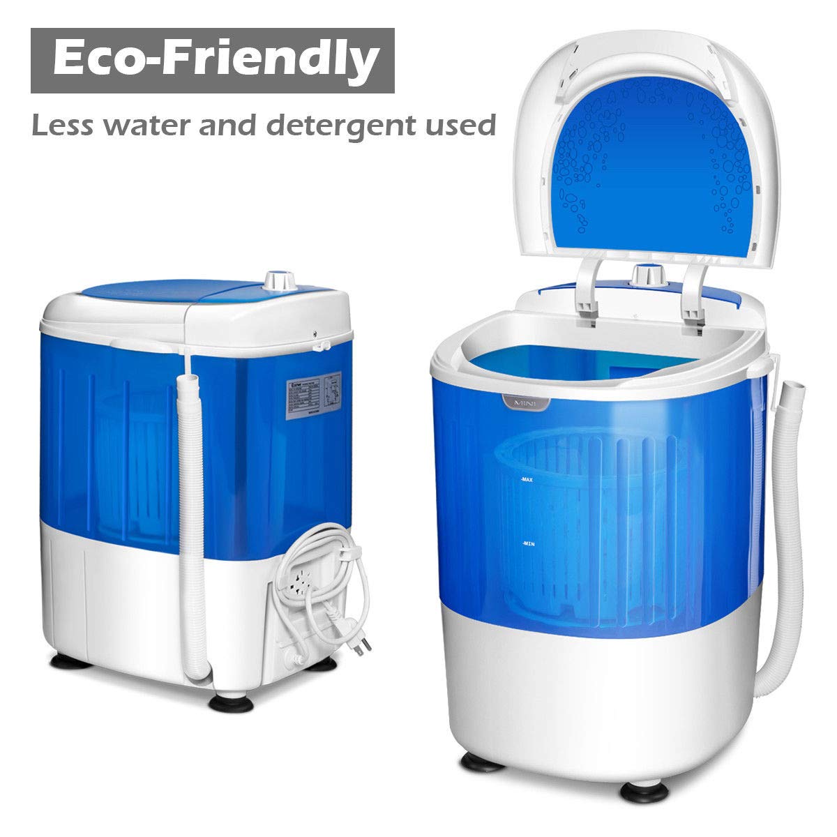 Portable Mini Washing Machine | Washing Capacity 5.5 lbs - Arlime