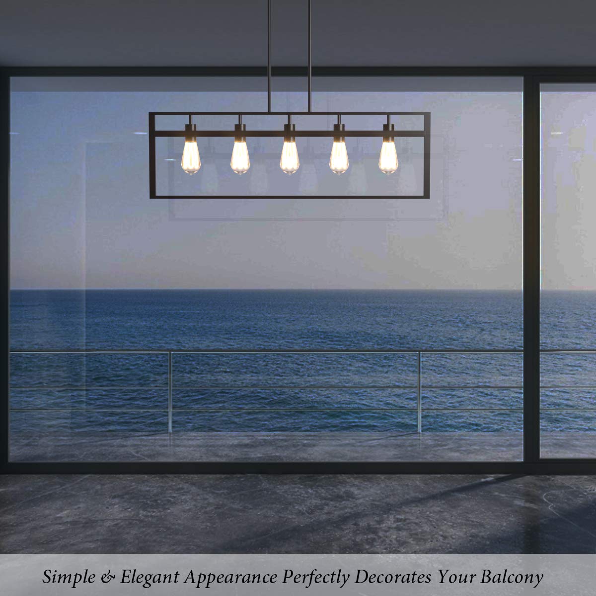 ARLIME 5-Light Island Lighting