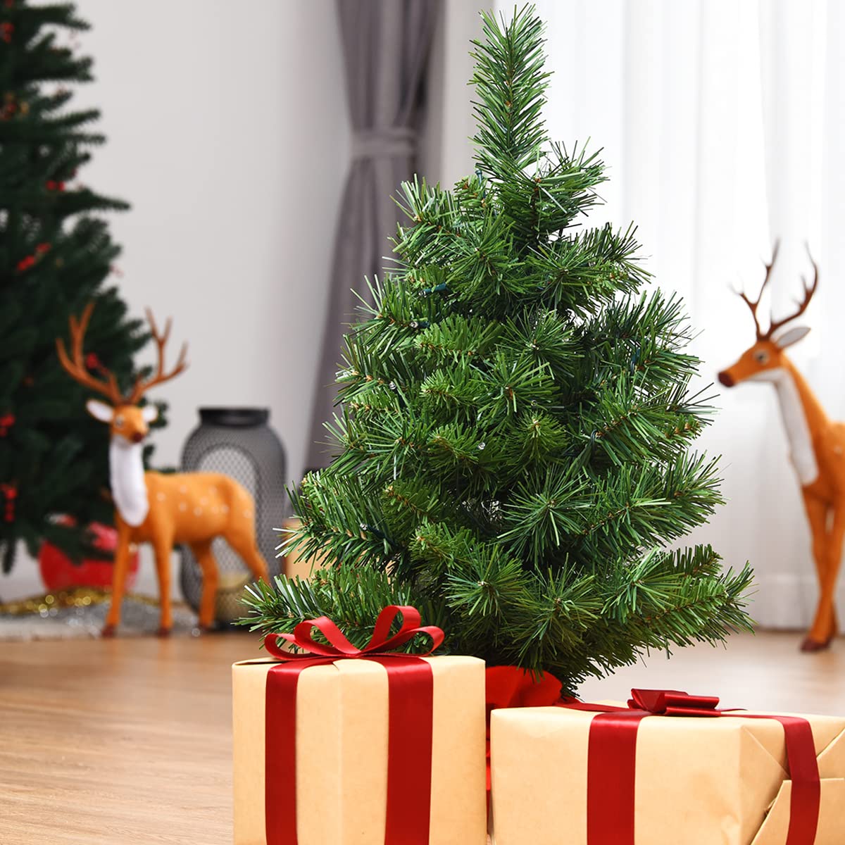 2FT Tabletop Mini Christmas Tree for Indoor Decor
