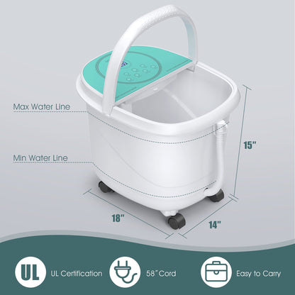 Foot Spa Bath Massager Digital Temperature Control