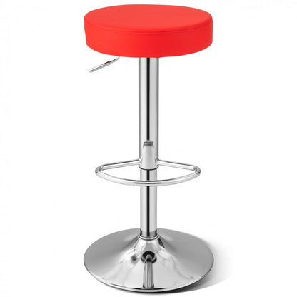 Bar Stools Set of 1/2/4 Modern Swivel Backless Round Barstool