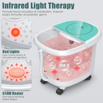 Foot Spa Bath Massager Digital Temperature Control