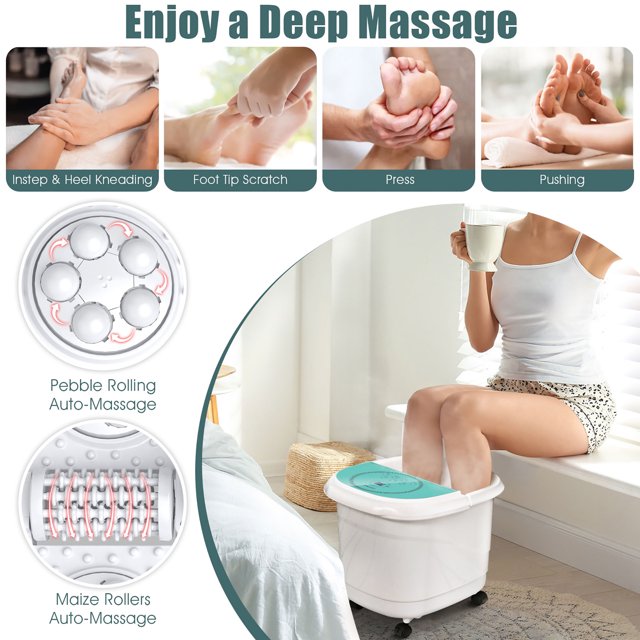 Foot Spa Bath Massager Digital Temperature Control