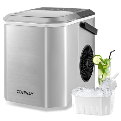 Countertop Ice Maker with Self-Cleaning 9 Ice Cubes Ready in 6-13 Mins