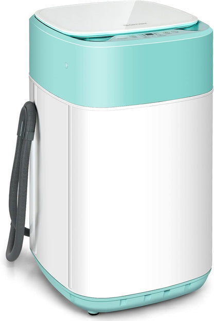 8Lbs Capacity Full-Automatic washer with 6 Programs 6 Water Levels & Child Lock