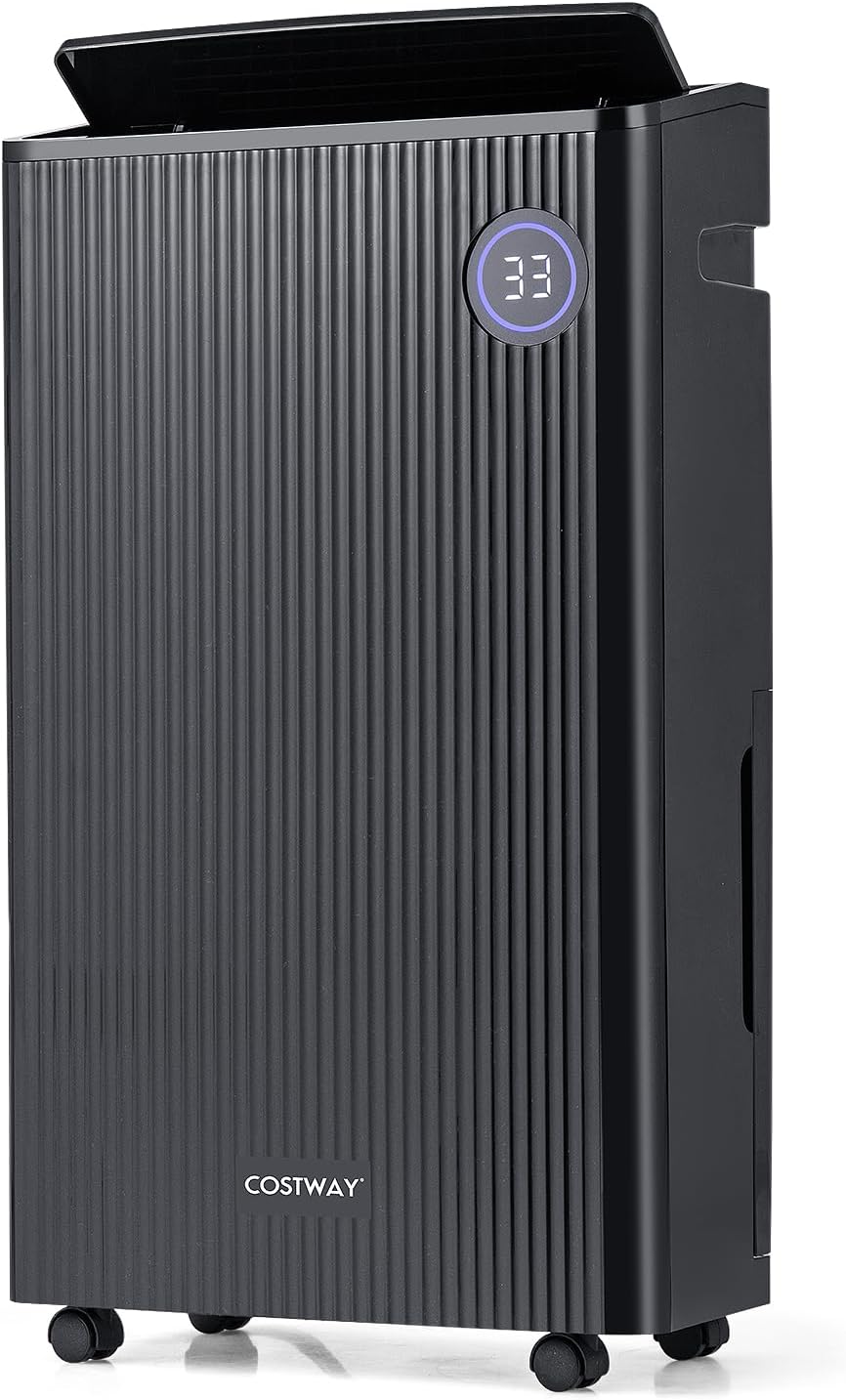 57 Pint Dehumidifiers for Basements 3-Color Humidity Indicator