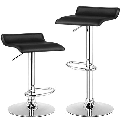 Bar Stools Set of 2 Modern Swivel Contemporary barstools with Adjustable Height