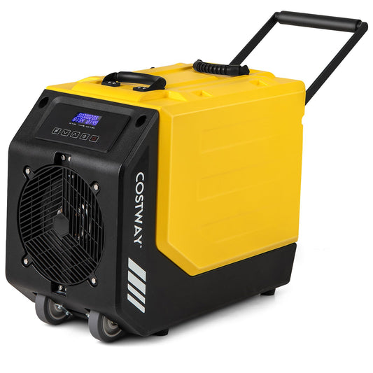 190 PPD Commercial Dehumidifier with Pump Rotational Molded Industrial Dehumidifier with Wheels & Drain Hose