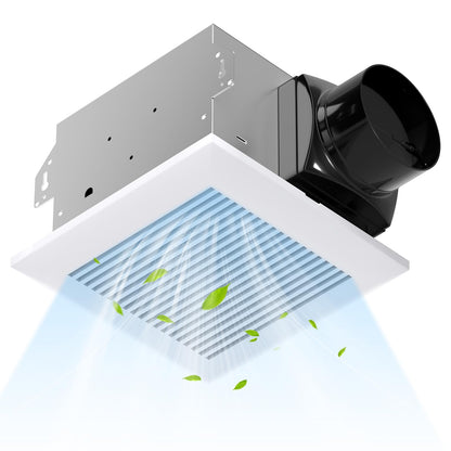 Bathroom Exhaust Fan Ceiling Mount Ventilation Fan with Galvanized Sheet Housing