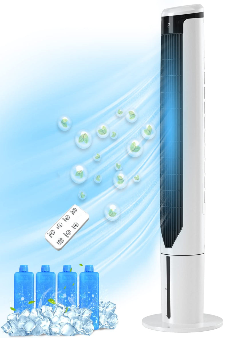 ARLIME Portable Air Conditioner, Evaporative Tower Cooling Fan with Remote