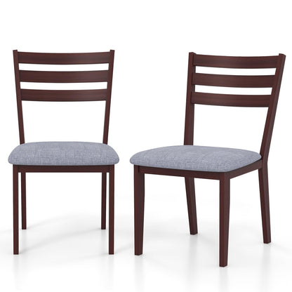 Dining Chairs Set of 2 Upholstered Armless Kitchen Chairs