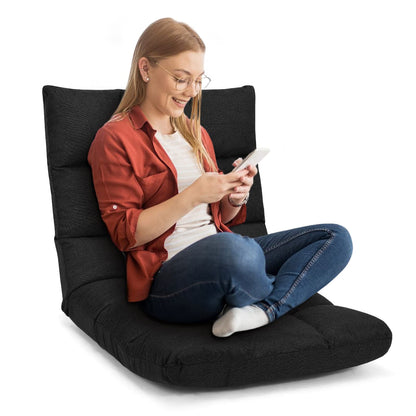 Floor Chair Folding Gaming Chair with Back Support