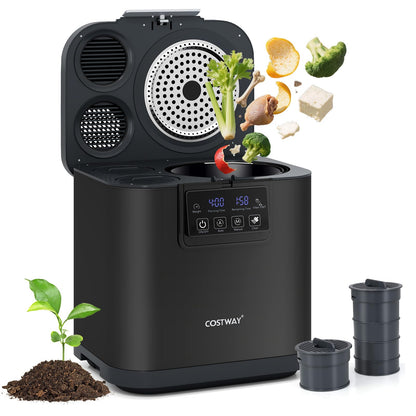 Smart Waste Dispenser Countertop Compost Machine w/Replaceable Filters