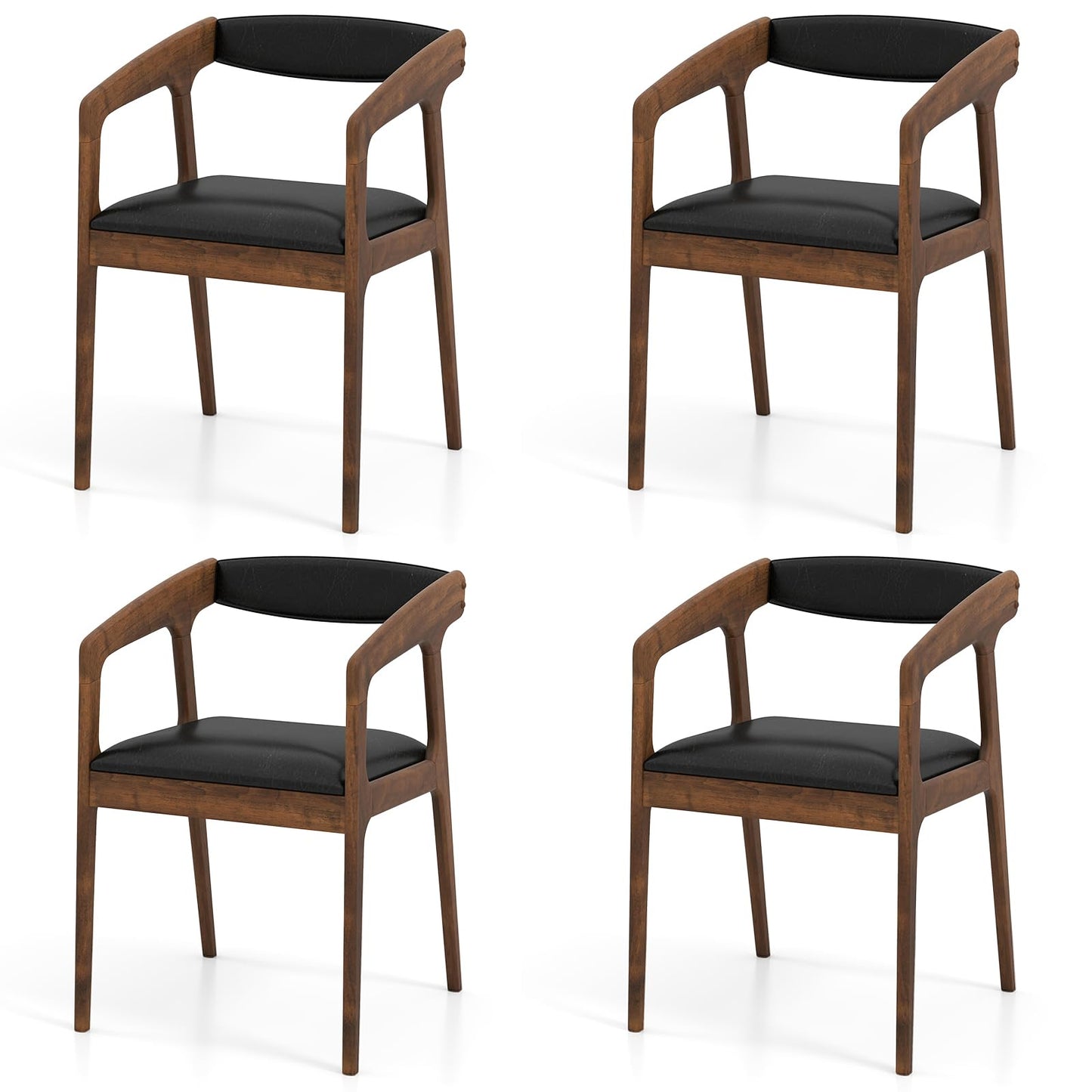 Dining Chairs with Arms Set of 2/4 for Living Dining Reading Room