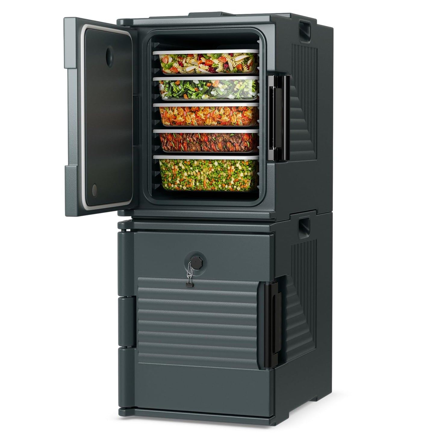 95 Qt Hot Box Catering for 6 Full Size Pan for Family Gathering