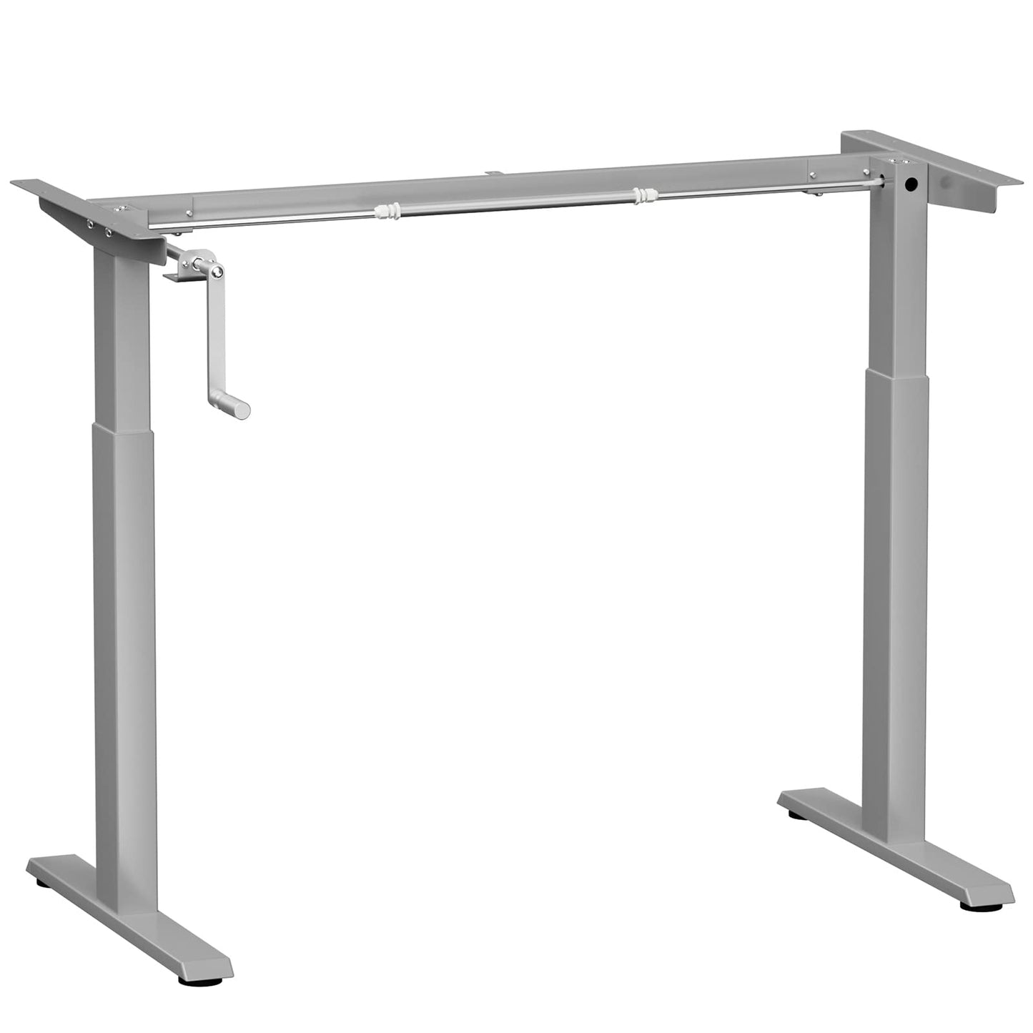 Manual Hand Crank Workstation Base w/Foldable Crank Handle