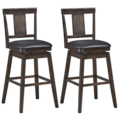 Wooden Bar Height Bar Stool for Dining and Living Room