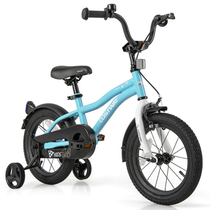 12/14/16/18 Inch Children Toddler Bicycle with Training Wheels for 3-8 Years Old Boys Girls