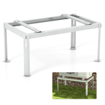 ARLIME Mini Split Stand, Outdoor AC Unit Bracket with Adjustable Height