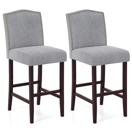 Bar Stools Set of 2/4 Bar Height Dining Side Barstools