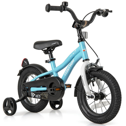 12/14/16/18 Inch Children Toddler Bicycle with Training Wheels for 3-8 Years Old Boys Girls