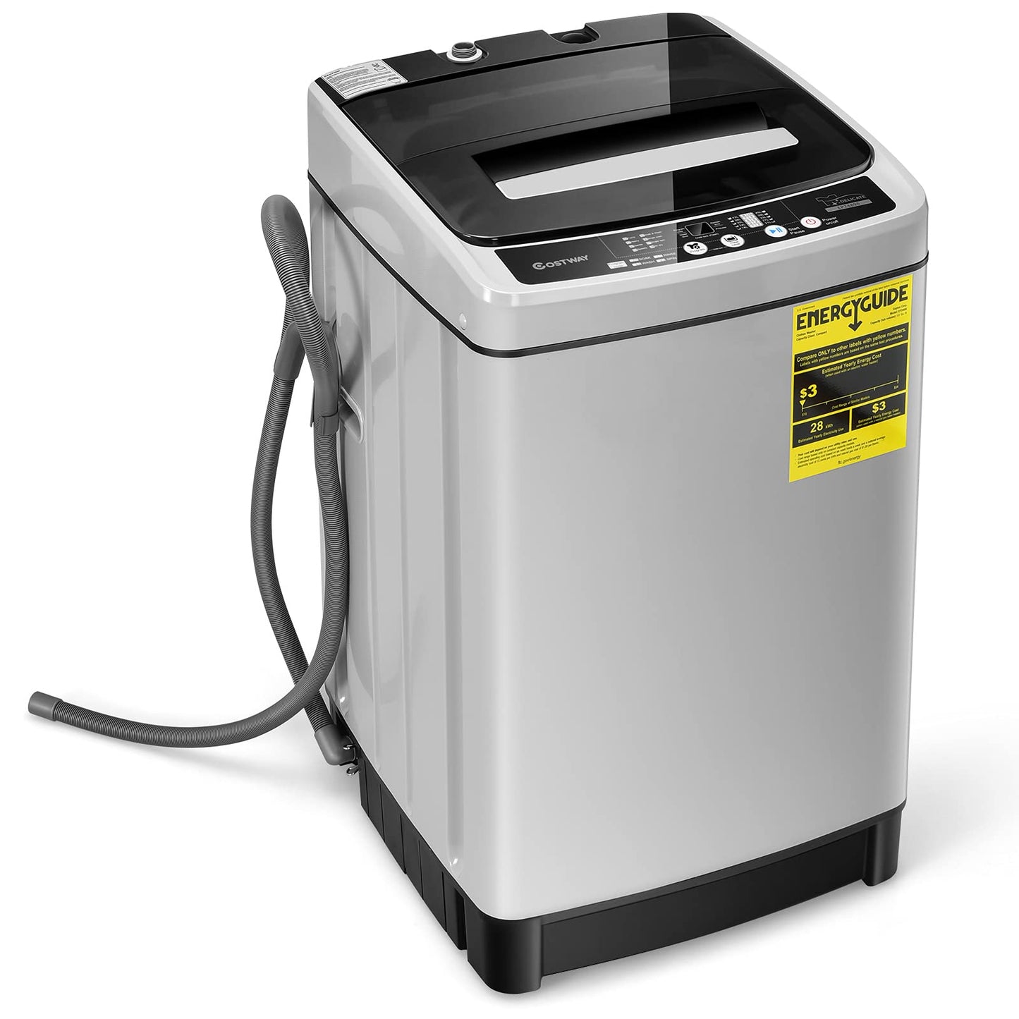 Portable Washing Machine, 11Lbs Capacity Full-automatic Washer