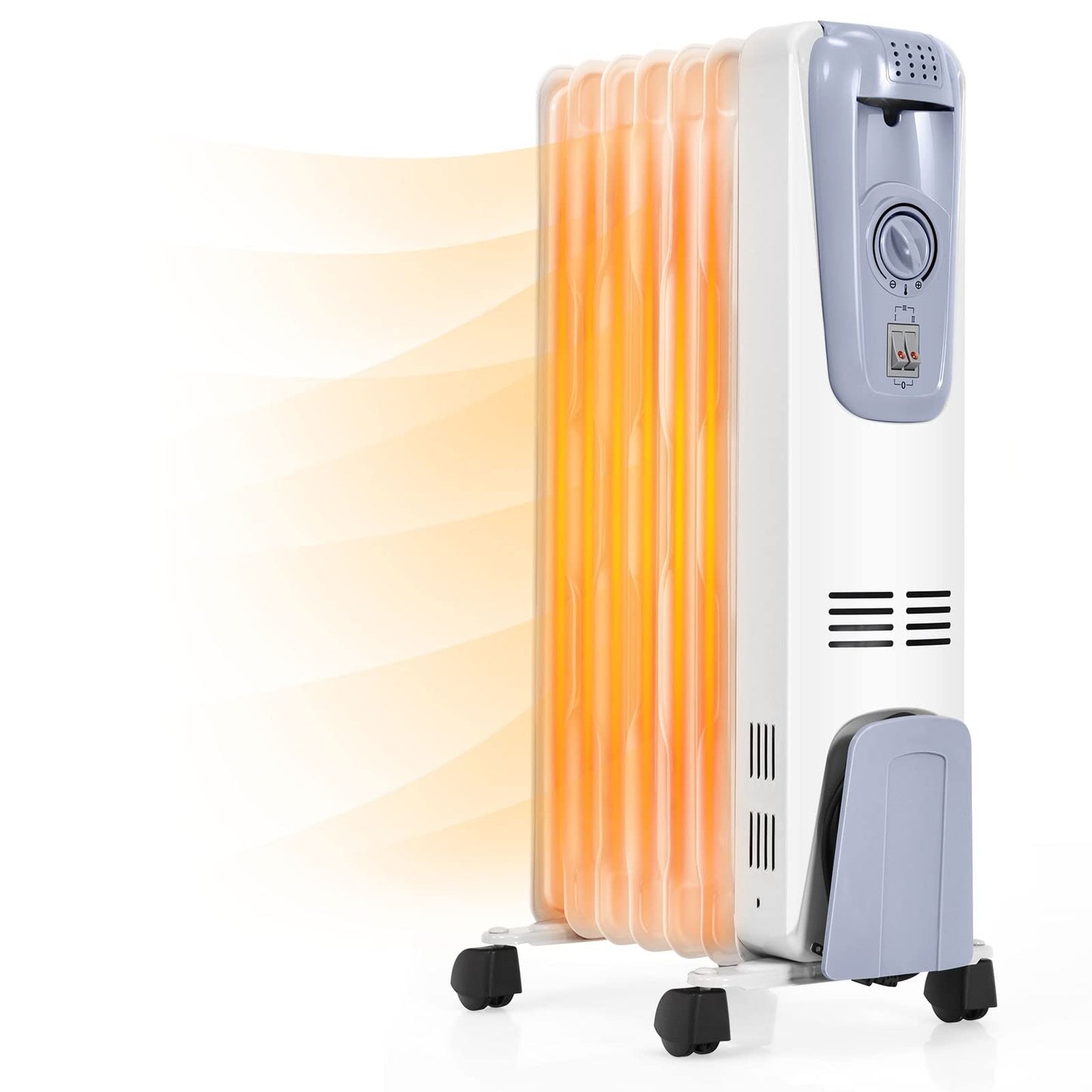 ARLIME 1500W Oil Filled Radiator Heater, Electric Space Heater with Adjustable Thermostat