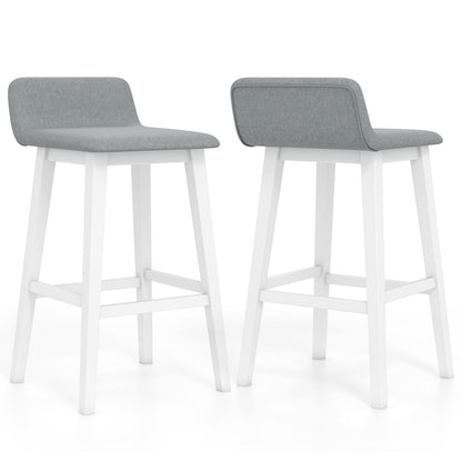 24/29 inch Wooden Counter Stools Set of 2/4