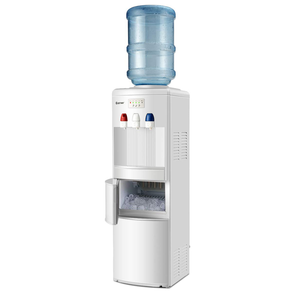 2 in 1 Water Cooler Dispenser with Built in Ice Maker