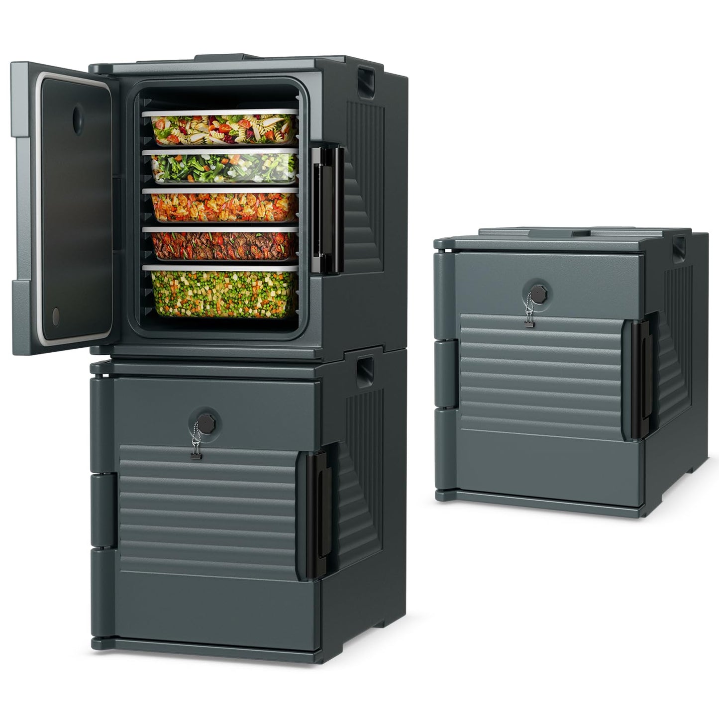 95 Qt Hot Box Catering for 6 Full Size Pan for Family Gathering