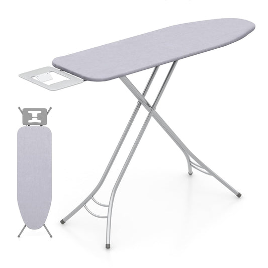 Ironing Board Full Size Foldable Iron Table w/Rest Height Adjustable