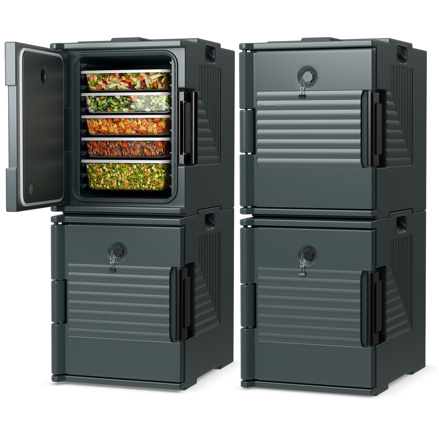 95 Qt Hot Box Catering for 6 Full Size Pan for Family Gathering