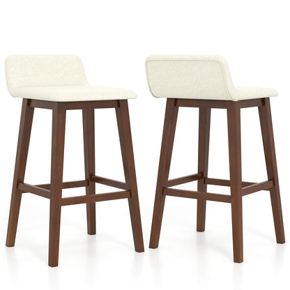 24/29 inch Wooden Counter Stools Set of 2/4