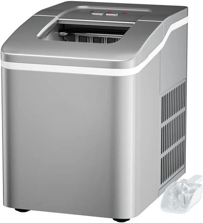 ARLIME Portable Ice Maker Machine for Countertop, Bullet Ice Cubes Ready in 8 Mins, 26LBS/24H