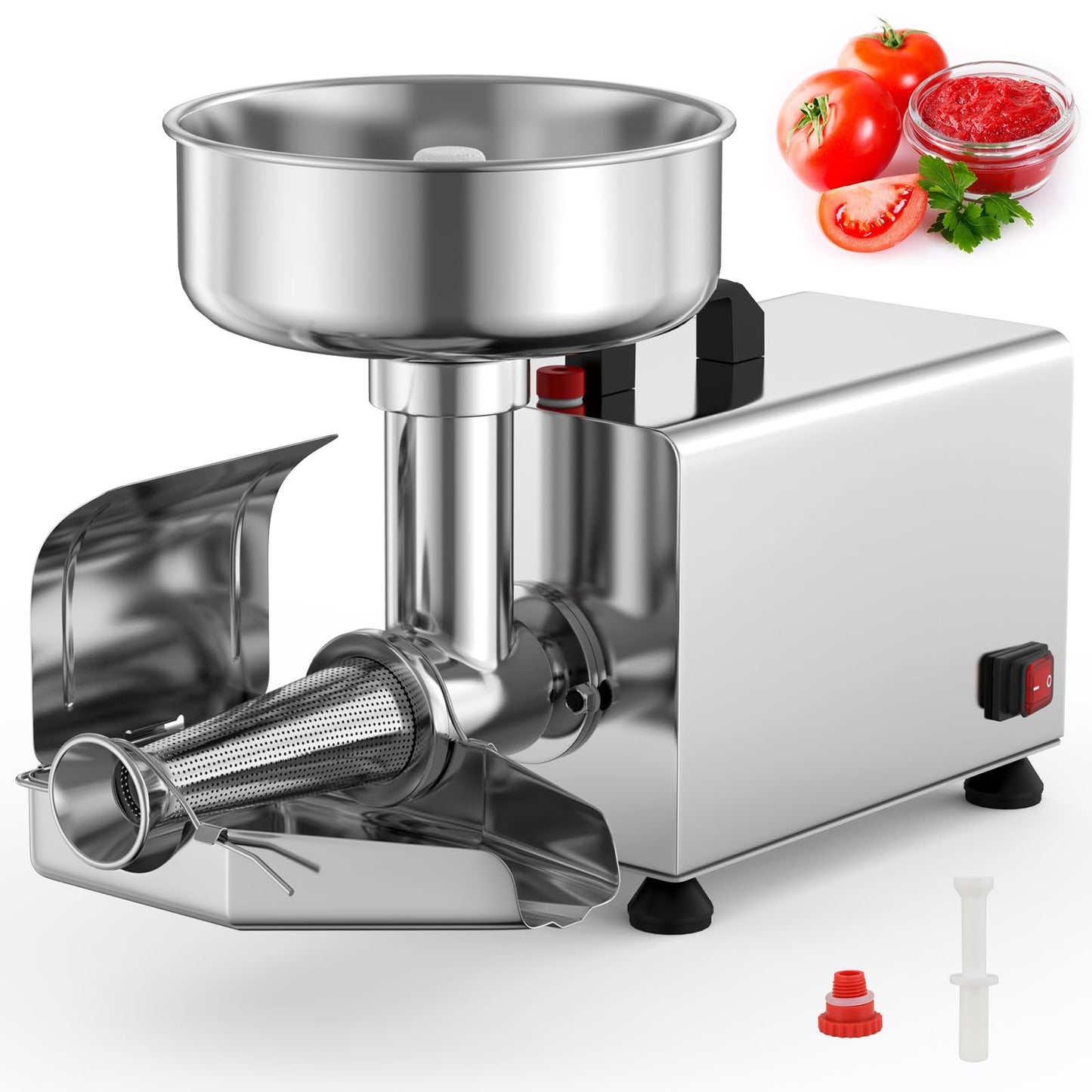 450W Electric Tomato Strainer for Strawberry & Blueberry Jam